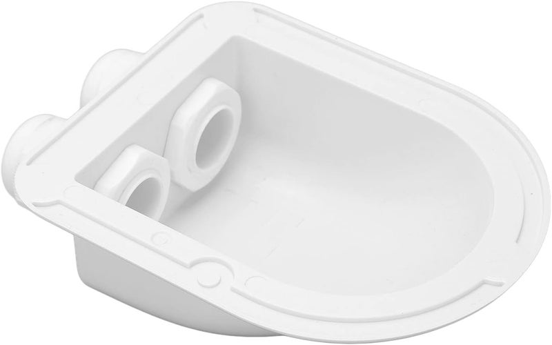 ZJchao Deck Box Cover Solar Cable Entry Gland Dual IP68 ABS Mount Housing for RV Yacht White - Image 4