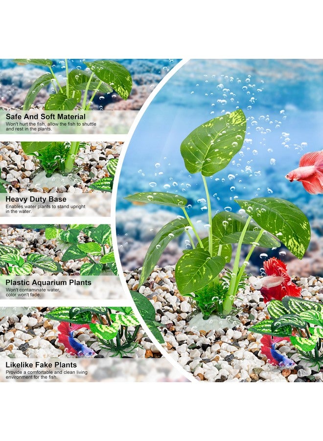 MYLIFEUNIT MyLifeUNIT Betta Fish Tank Decor, 10 Pack Silk Aquarium Plants for Aquarium Decoration and Fish Tank Decoration - Image 4