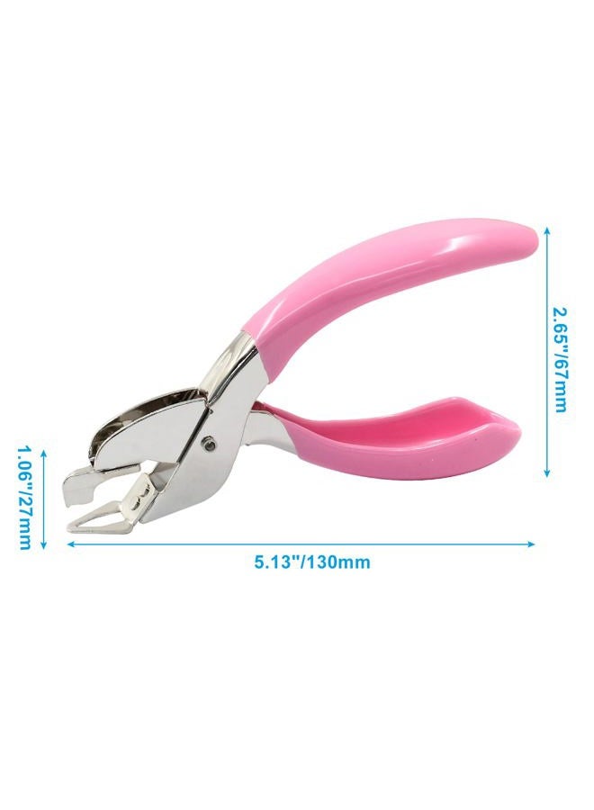 Rierdge Pink Staple Remover Tool Heavy Duty Staple Puller, Staple Remover Stick for Office, School and Home Using, Easy Removal of Staples - Image 3