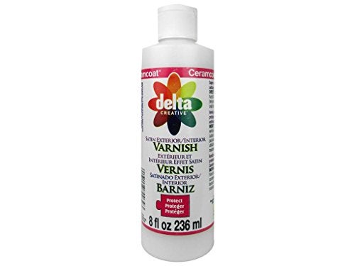 Delta Creative Delta Ceramcoat Satin Finish Exterior/Interior Varnishes, 8 oz., Clear - Image 4