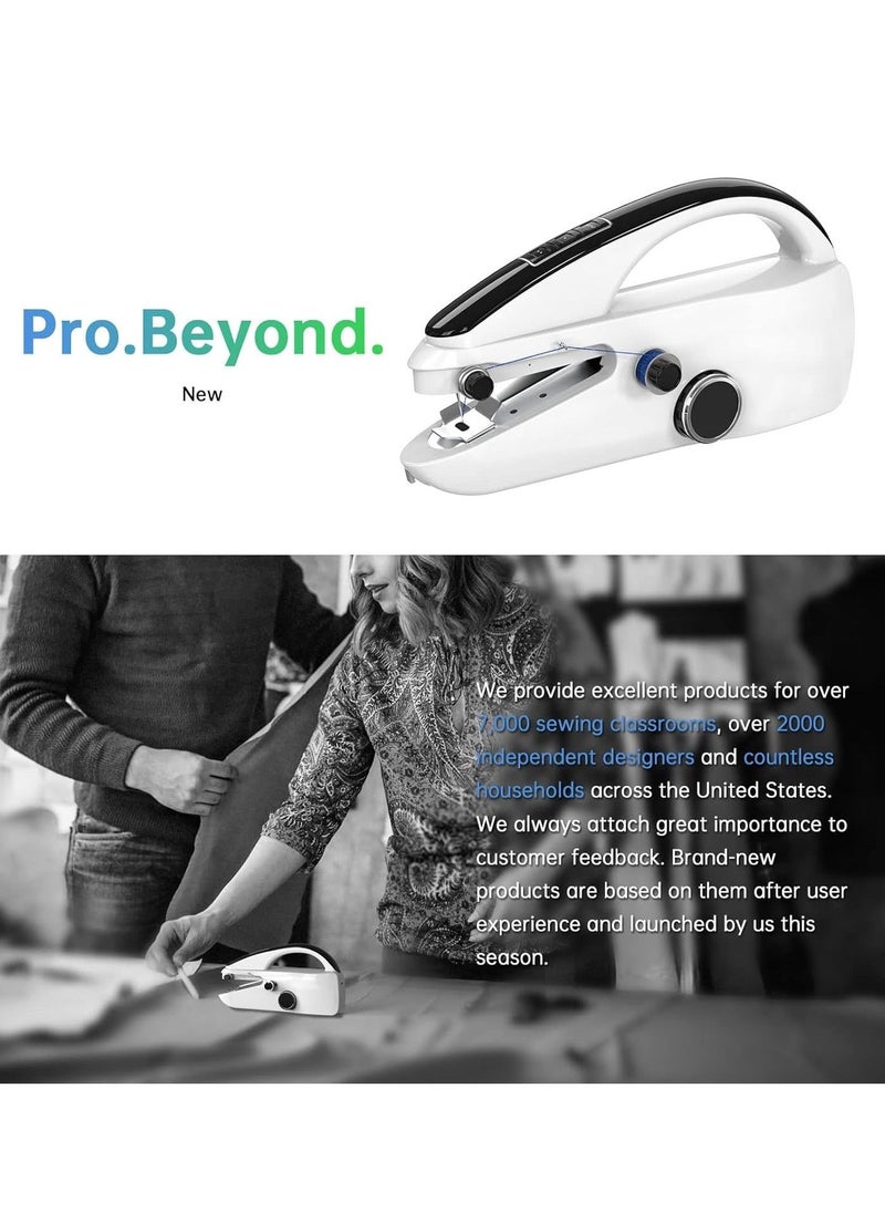 Mini Sewing Machine,Handheld Sewing Machine,Easy to Use and Fast Stitch Suitable for Clothes,Fabrics, DIY Home Travel  - Image 2