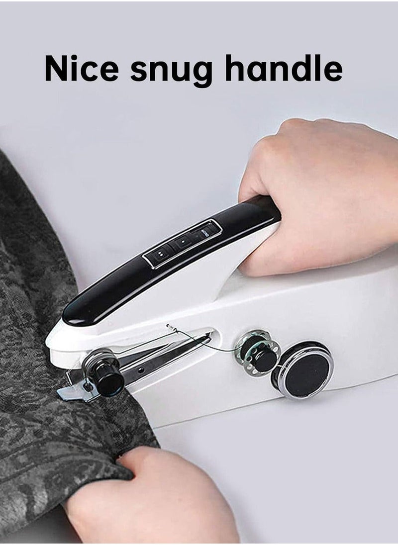Mini Sewing Machine,Handheld Sewing Machine,Easy to Use and Fast Stitch Suitable for Clothes,Fabrics, DIY Home Travel  - Image 5
