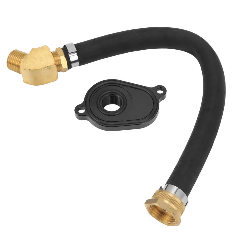 Oil Cooler Flush Kit, Metal Construction, No Cooler Replacement - Back Flush Function, Engine Cooling Maintenance Tool for Ford Powerstroke 6.0L 2003-2010 and International VT365/VT275 Trucks, Off Roa - Image 1
