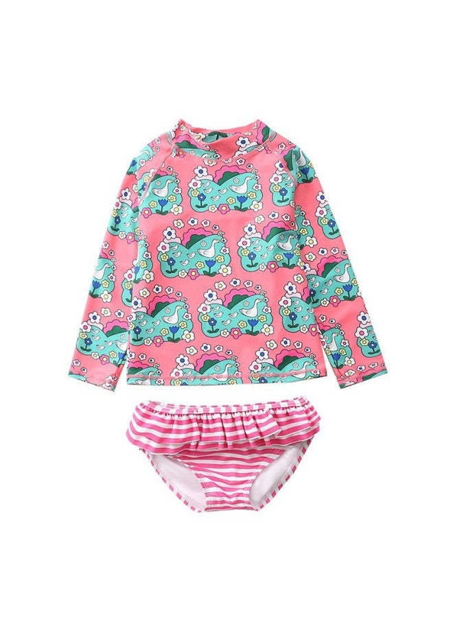 Children's Swimsuit Women's European And American Pineapple Flamingo Swimsuit Instagram Sunscreen Girl's Split Swimsuit