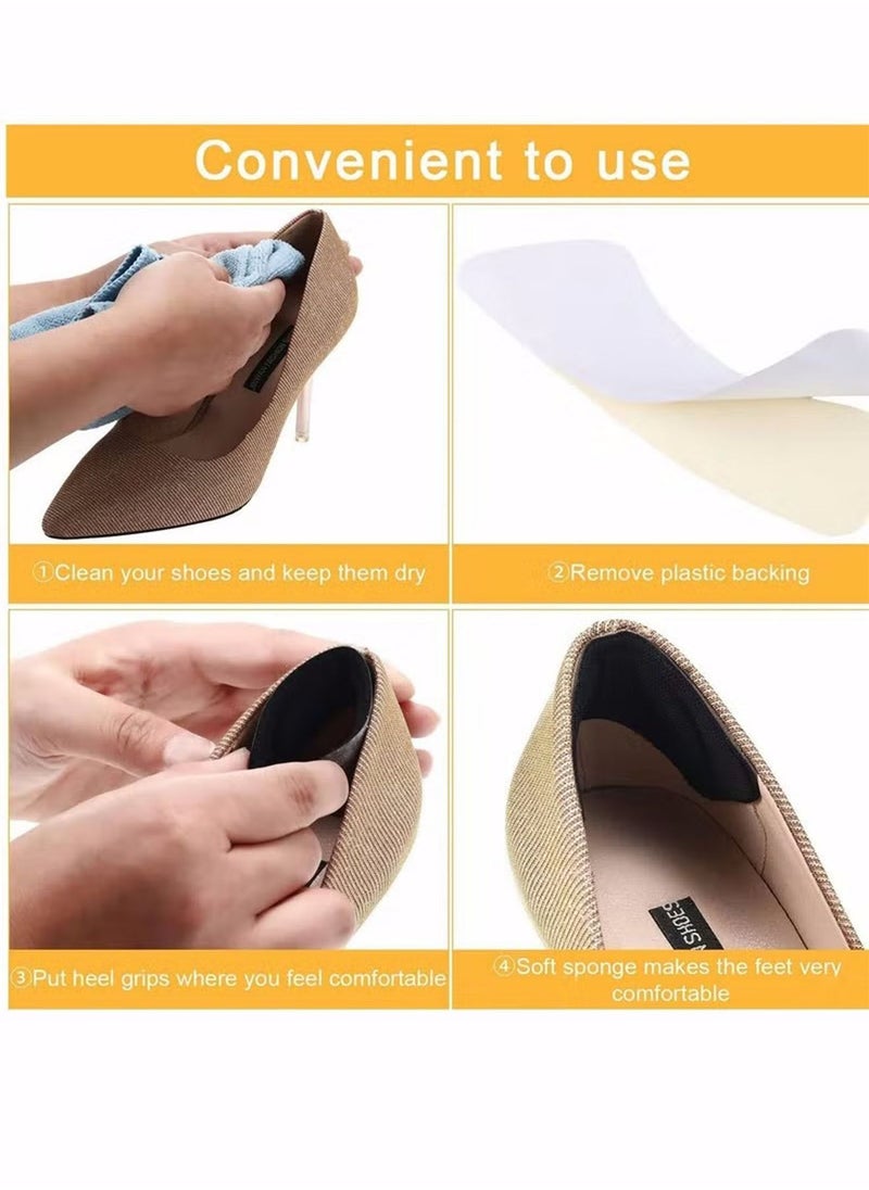 Generic - 10 Pairs Shoe Filler High Heel Cushion Pads Adjustable Toe Inserts Front Insoles - Image 1