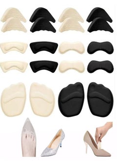 10 Pairs Shoe Filler High Heel Cushion Pads Adjustable Toe Inserts Front Insoles