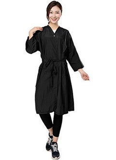Salon Client Gown Robes Cape Hair Salon Smock For Clients Kimono Style With Snap Closure