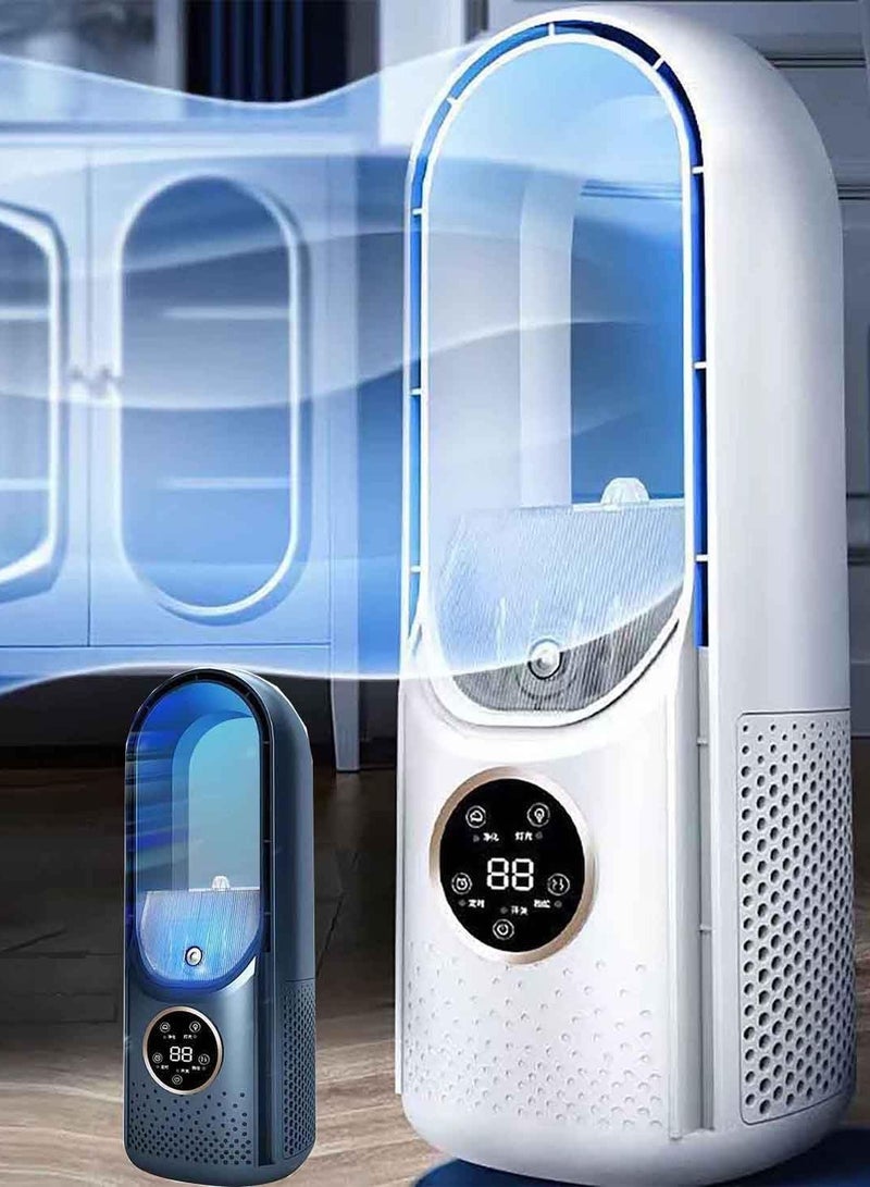 SPECTON Bladeless Portable Fan + Humidifier  7 Speeds - Image 1