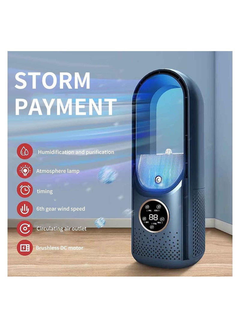 SPECTON Bladeless Portable Fan + Humidifier  7 Speeds - Image 4