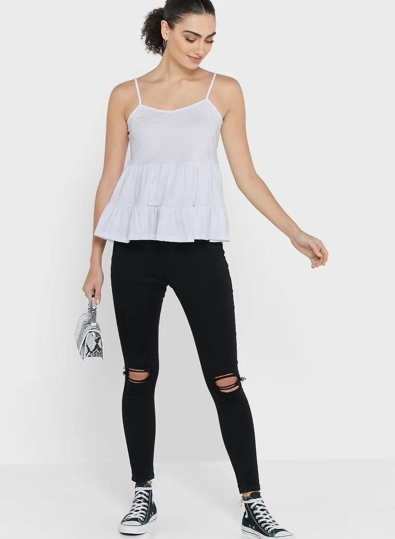 NEW LOOK Cami Peplum Top