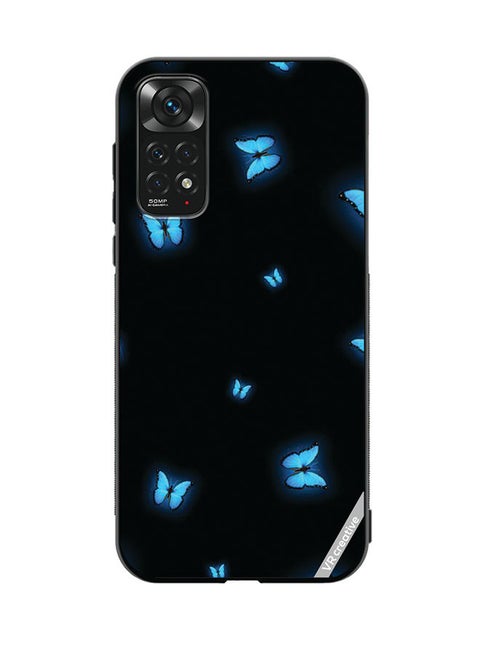 Protective Case Cover For Xiaomi Redmi Note 11 Butterfly Design Multicolour