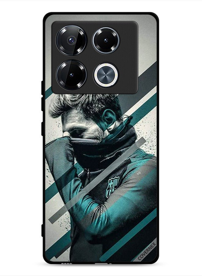Covernex Infinix Note 40 Pro Plus 5G Protective Case Cover Messi Hiding Face - Image 1