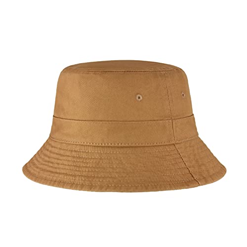 CHOK.LIDS Hot Summer Bucket Hat - Trendy Cotton Sun Hat for Beach, Golf, Fishing - Fun Outdoor Vacation Boonie for Men and Women (Camel) - Image 1