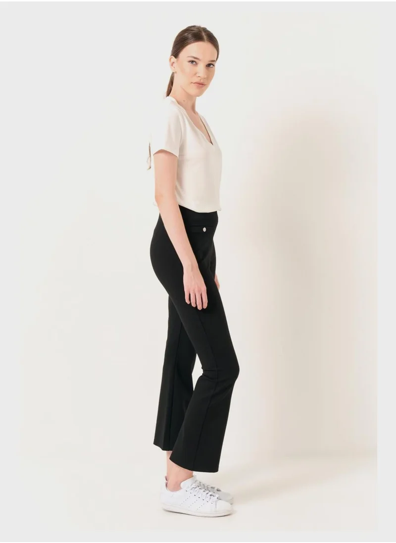 Jimmy Key High Waist Wide Leg Pants