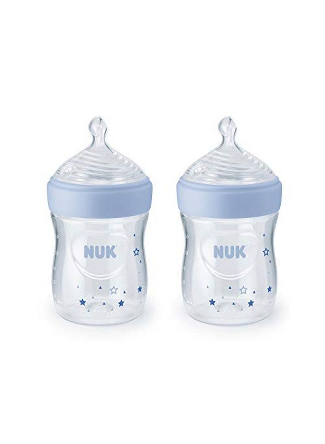 NUK زجاجات رضّع طبيعية بسيطة 5 أونص 2 حزمة الألوان قد تختلف - Image 1