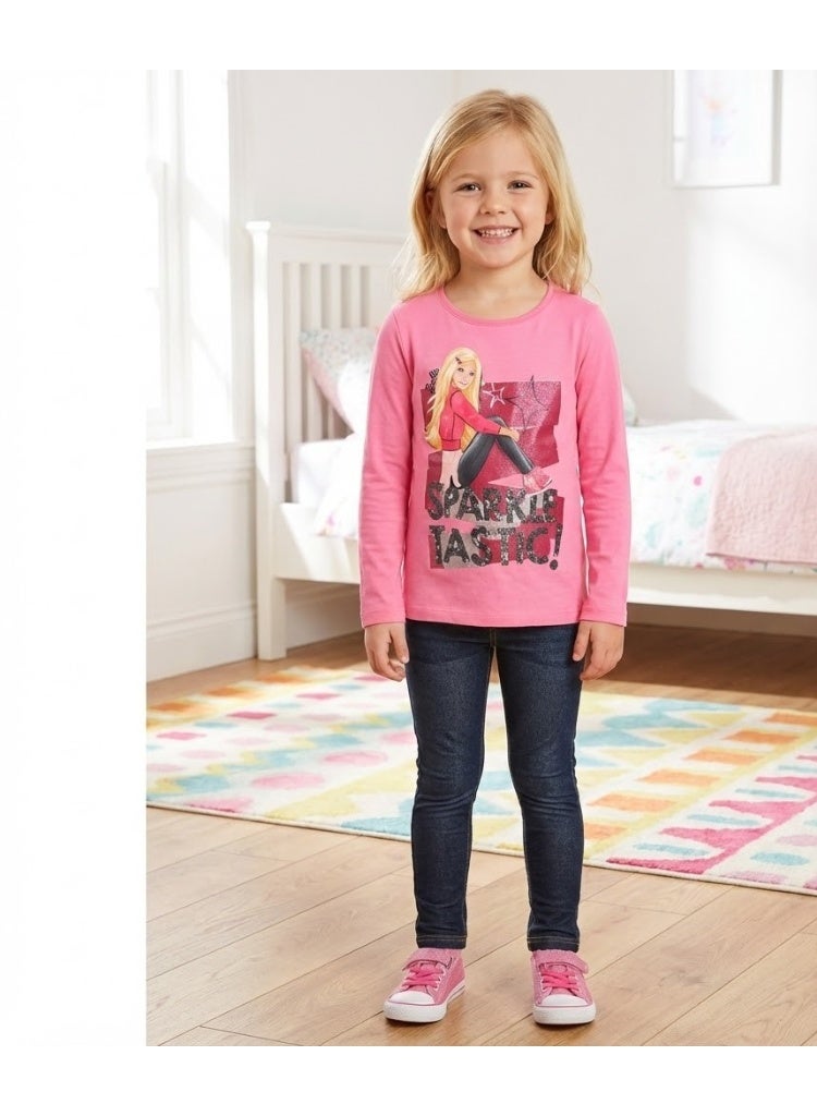 باربي تي شيرت باربي للبنات بأكمام طويلة من Kids TV - Image 2