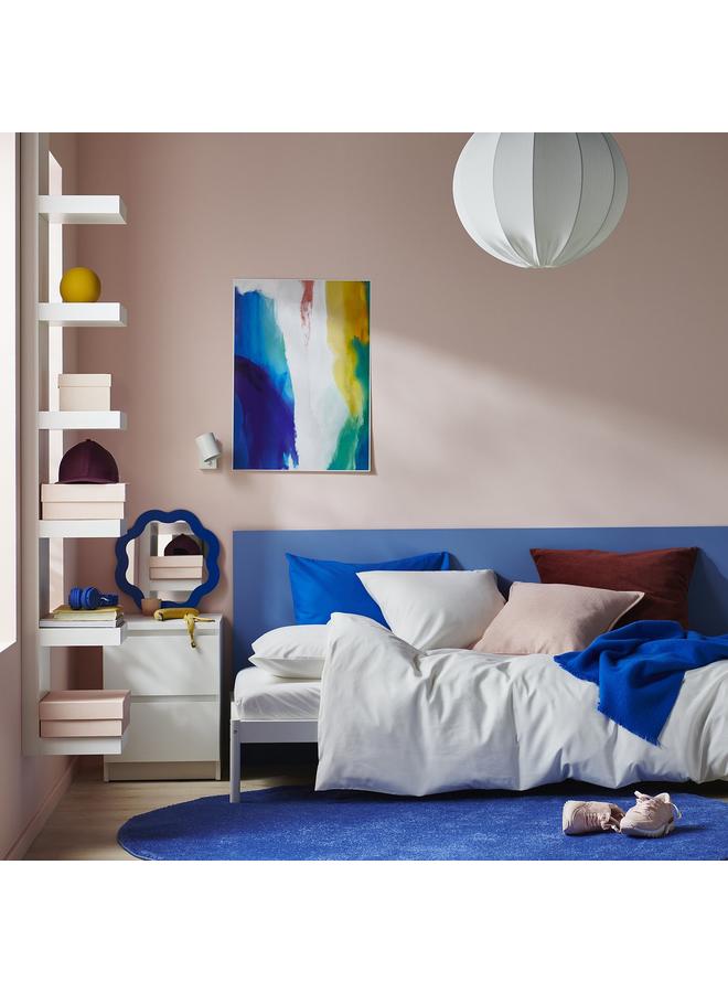 erorex Duvet cover and 2 pillowcases, white, 240x220/50x80 cm - Image 2