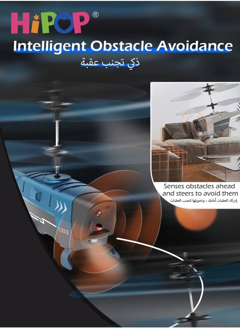 HIPOP RC Helicopter Toy,with Enhanced Intelligent Obstacle Avoidance and Altitude Control Features,Equipped,Lights  - Image 2