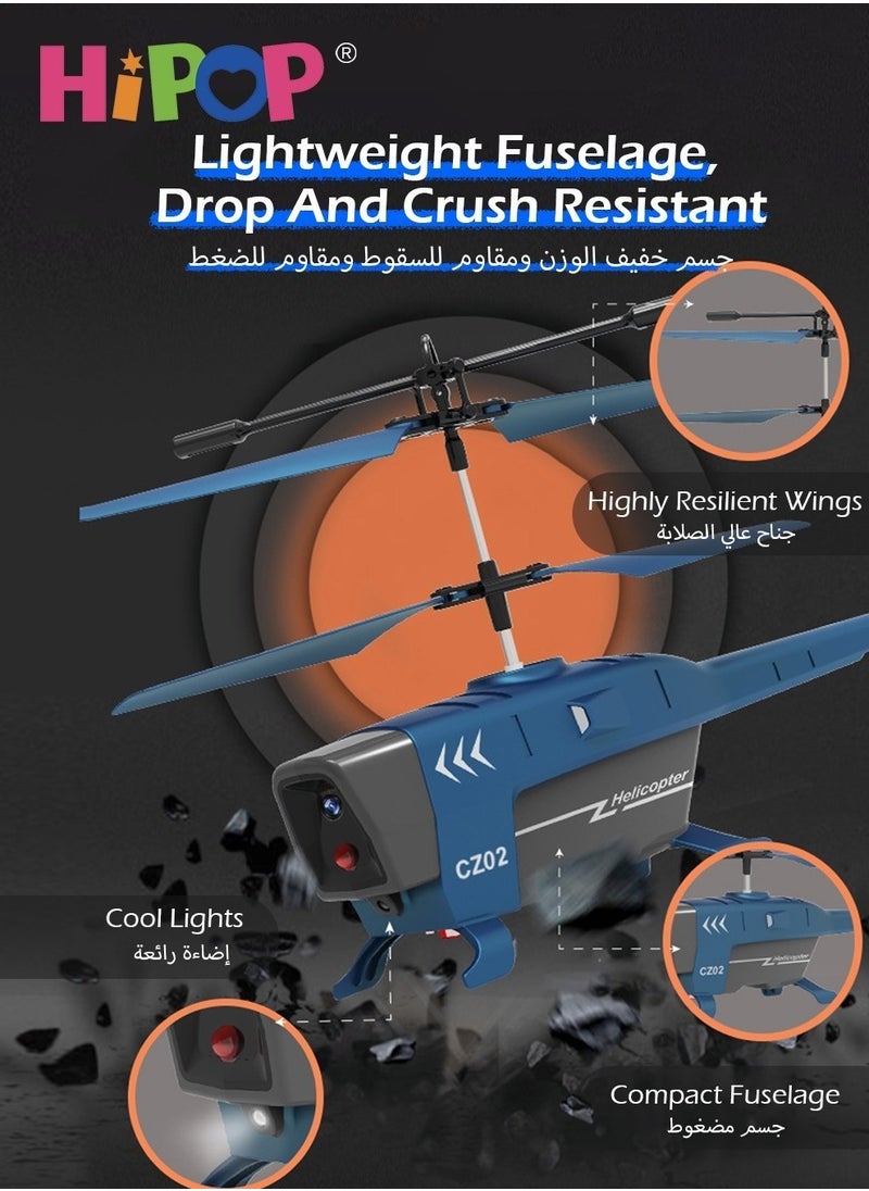 HIPOP - RC Helicopter Toy,with Enhanced Intelligent Obstacle Avoidance and Altitude Control Features,Equipped,Lights - Image 1