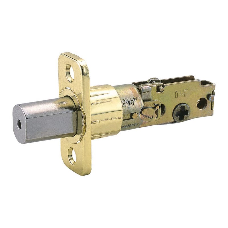 Design House 783217 Universal 6Way Replacement Deadbolt Latch Polished Brass