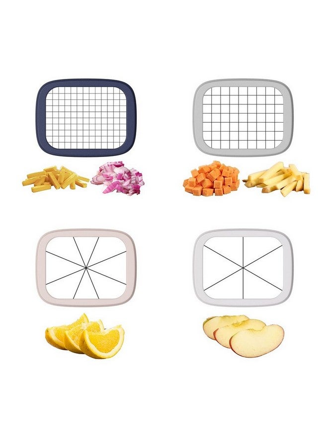 PARFAIT 4-in-1 Chop Box Multifunctional Fruit and Vegetable Dicer Multicolour 17 x 10.5 x 13 cm B857 - Image 4