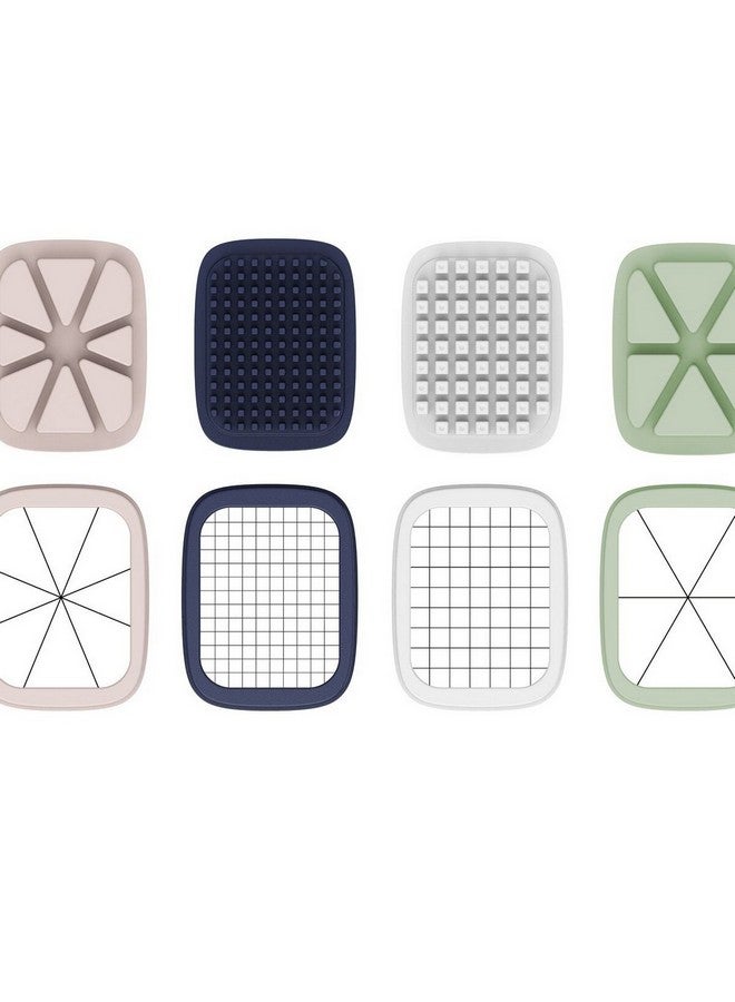 PARFAIT 4-in-1 Chop Box Multifunctional Fruit and Vegetable Dicer Multicolour 17 x 10.5 x 13 cm B857 - Image 2