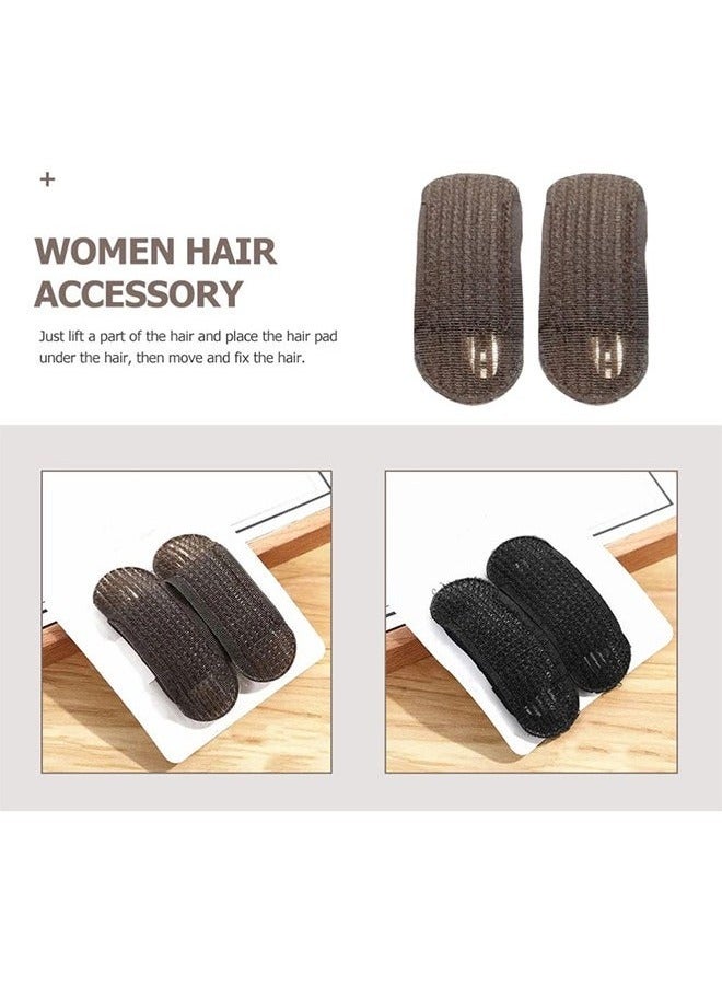4 قطع مقاطع شعر رقيق غير مرئية ، كعكة حشوة الحجم ، أداة الشعر Barrettes اكسسوارات الشعر - Image 5