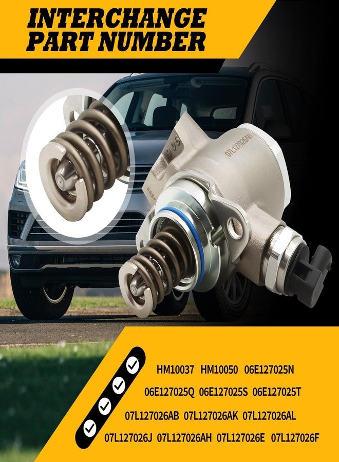 Jecoupoon 06E127025Q High Pressure Fuel Pump Compatible with A4 Quattro 2009, Q5 2009-2017, Q7 2011-2015, A5 Quattro, A6, A6 Quattro, A7/A8 Quattro,Touareg HM10037 GDP608 - Image 3