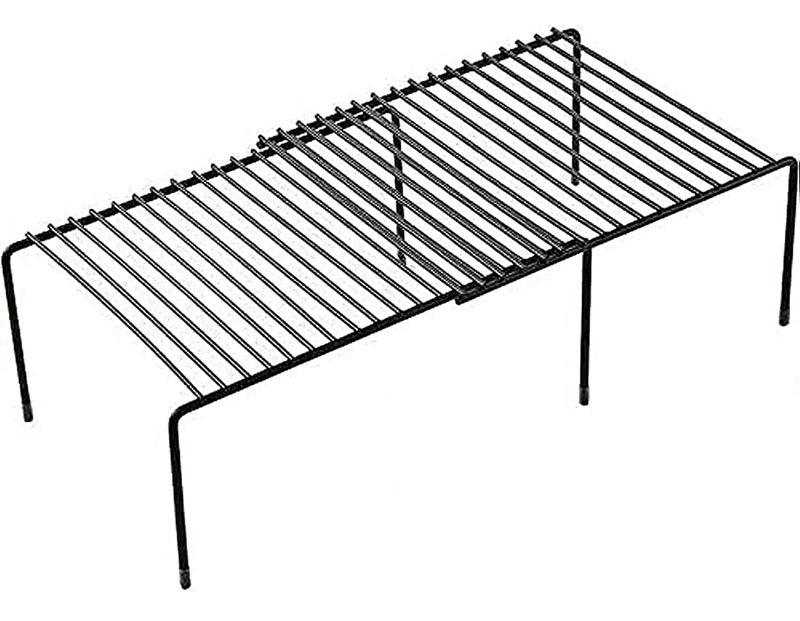 MIBRU Metal Extendable Shelf Separator Black مقسم رفوف و خزن معدني لون اسود