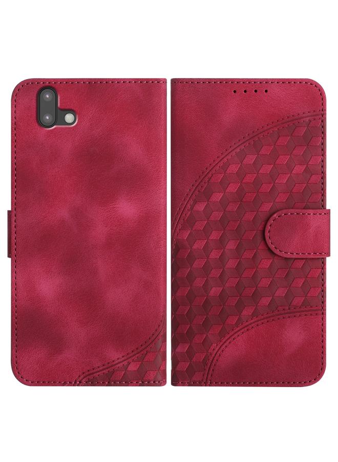 اس-توب جراب لهاتف Fujitsu Arrows U 801FJ YX0060، جراب جلدي منقوش عليه رأس فيل مع حبل تعليق - Image 1