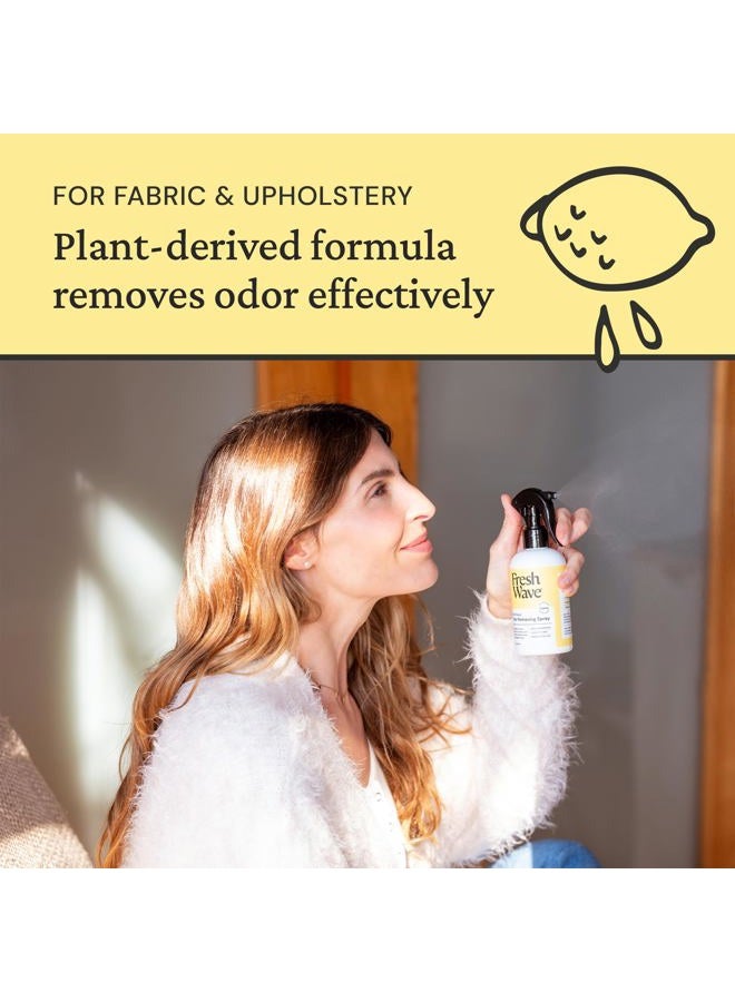 Fresh Wave Lemon Odor Eliminator Spray & Air Freshener, 8 oz. | Odor Absorbers for Home | Safer Odor Relief | Natural Plant-Based Odor Eliminator | For Furniture, Fabrics & Trash - Image 5
