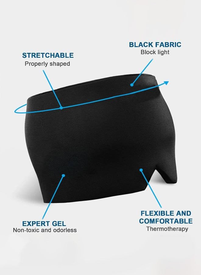 Reusable Double Cooling Gel Eye Mask Soothing Headache Head Cap Reduce Facial Puffiness Headaches Facial SPA Relieve Stress - Image 4