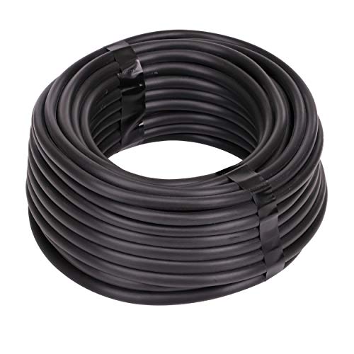 Raindrip 016005VP 1/4-Inch Drip Irrigation Supply Tubing, 50-Foot, for Irrigation Drippers, Drip Emitters, Drip Irrigation Parts, and Drip Systems, made with Vinyl, Black - Image 1