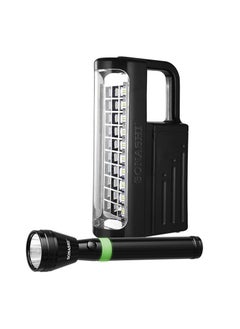 SONASHI Rechargeable Emergency Lantern And LED Torch Combo with Bright and Super Bright Modes  Solar Charge and Power Bank Function  Convenient Portable Design For Home Indoor Use Outdoor Camping SEL-3355  - Image 1