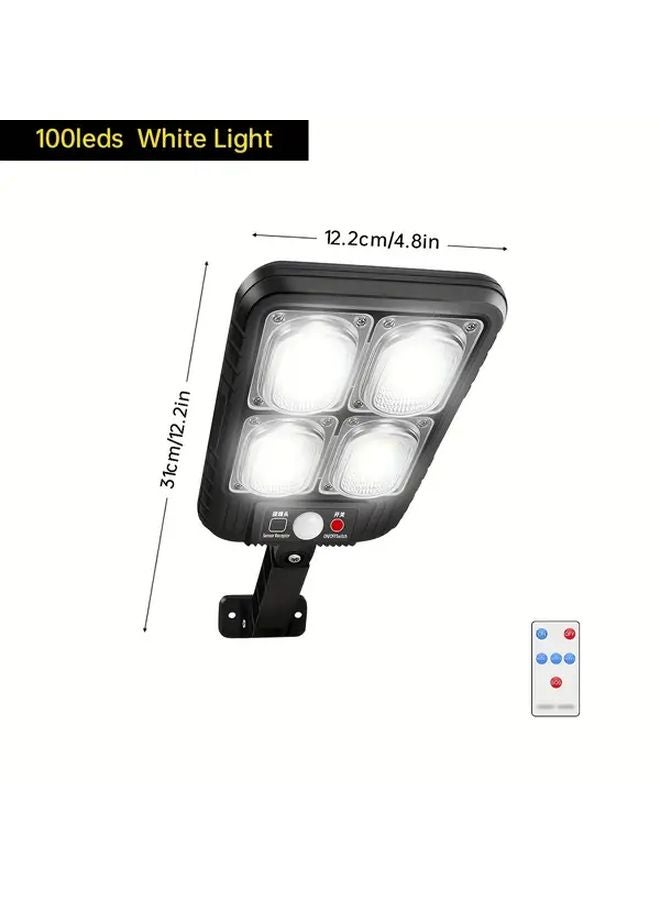 1Pcs 100 LED Solar Motion Sensor Outdoor Wall Lights Warm White IP65 Waterproof - Image 3