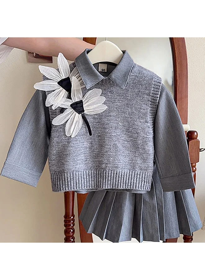 LITTLE SURPRISE BOX Pleated Collar Dress
