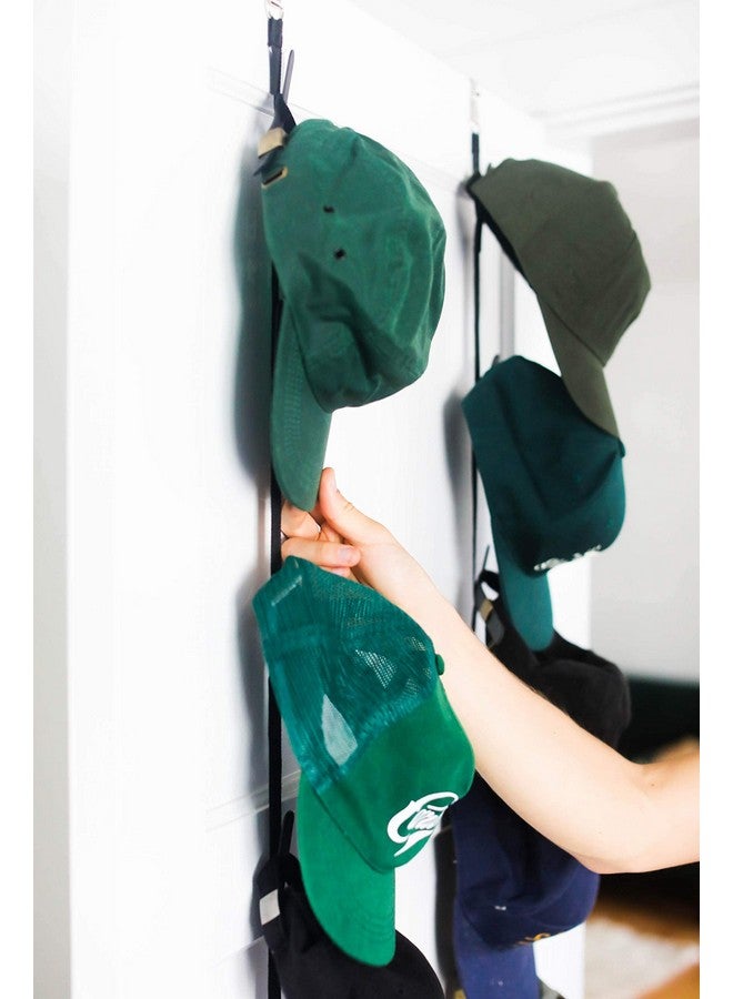 Jokari Cap Rack 2 Pack - Holds up to 16 Caps for Baseball / Ball Caps - Best Over Door Closet Organizer for Men, Boy or Women Hat Collections - Display Racks With Clips, Perfect Holder and Storage  - Image 1