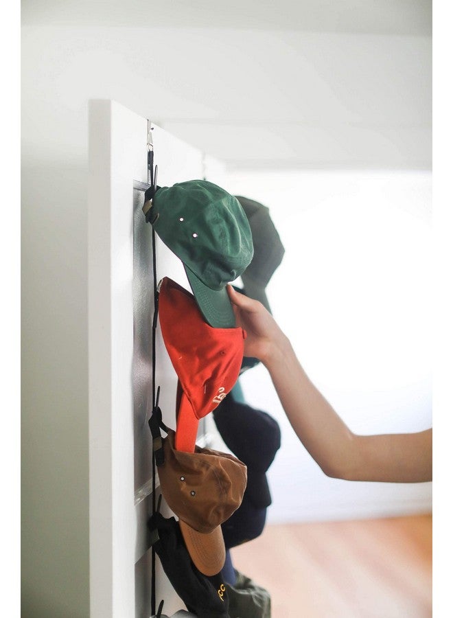 Jokari Cap Rack 2 Pack - Holds up to 16 Caps for Baseball / Ball Caps - Best Over Door Closet Organizer for Men, Boy or Women Hat Collections - Display Racks With Clips, Perfect Holder and Storage  - Image 4