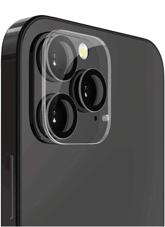 MIQIA Miqia iPhone 11 Pro Tempered Glass Camera Lens Protector Ultra HD transparent 9H Hardness Anti-Scratch Case Friendly Easy to Install No Affect on Night full coverage protection  - Image 1