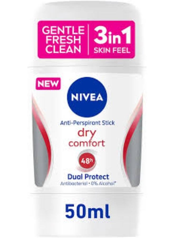 Nivea Dry Comfort 3in1 48H DeoStick for Women 50ml 