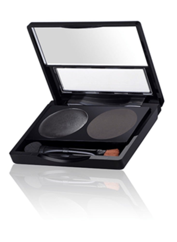 Brow Fx ثنائي البودرة والشمع - بني داكن - Image 1