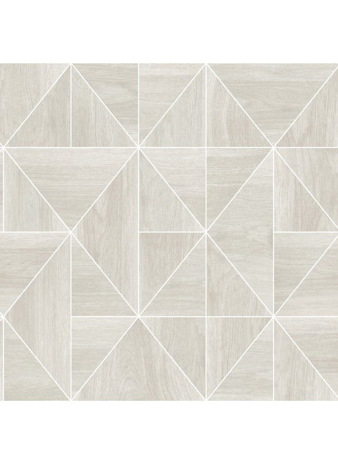 NuWallpaper Taupe Lazlo Peel & Stick Wallpaper  - Image 1