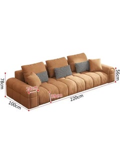 Poppins Home Modern Luxury Cloud Loveseat Sectional Sofa - European Style, Full Comfort for Living Room or Apartment  - Image 3