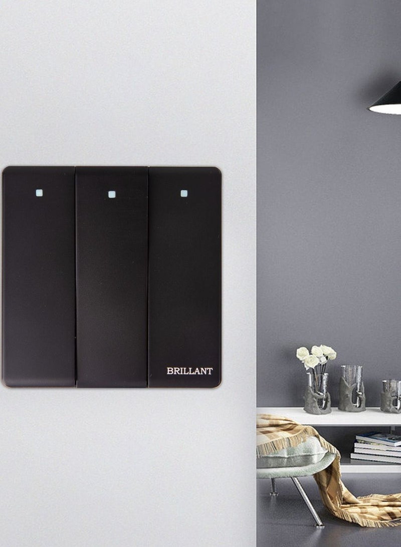 BRILLANT Triple key modern black brilliant - Image 2