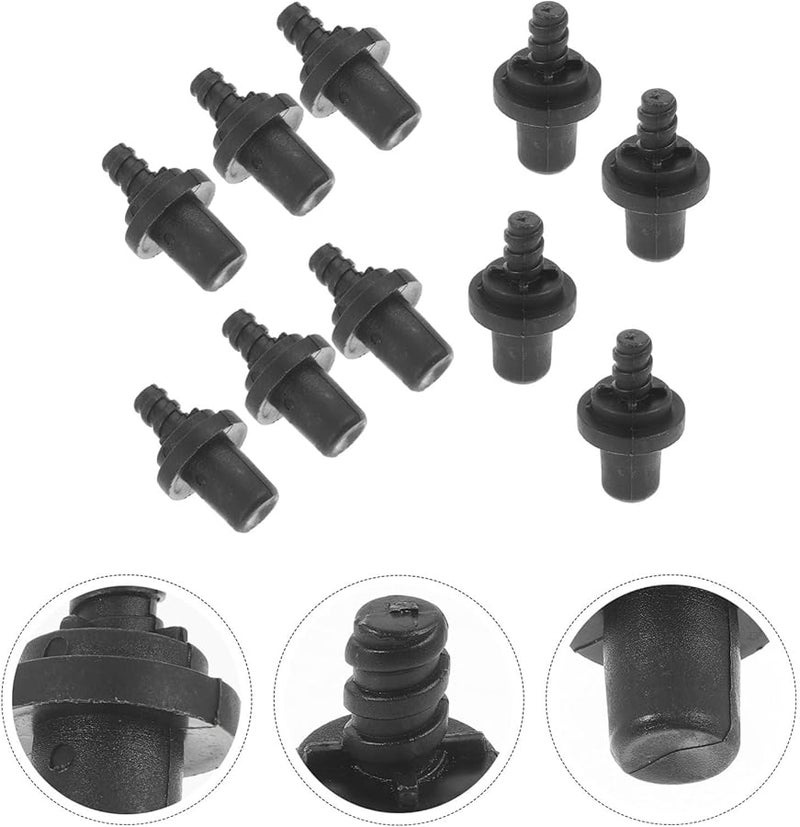 5 حزمة من أطراف توصيل مقبض فرشاة المرحاض ذات خيوط لسهولة التثبيت وتوافق متعدد الاستخدامات - Image 4