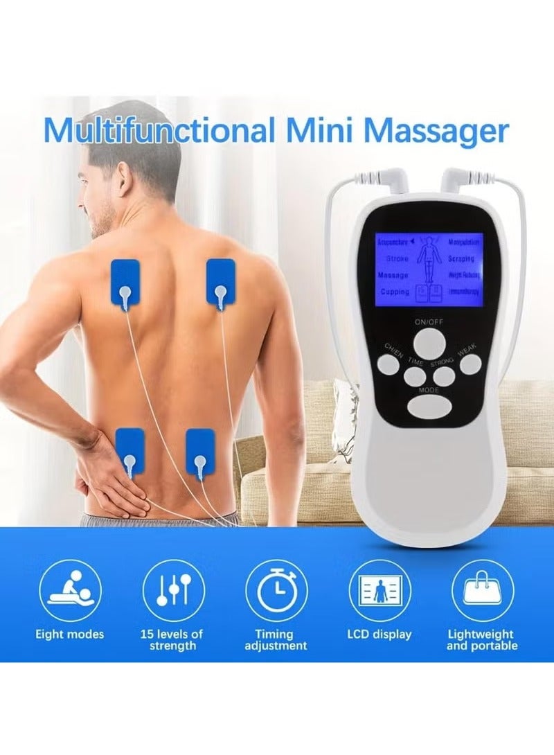 vesus Muscle Stimulator Dual Channel with Electrode Pads for Pain Relief - Portable Therapy Machine for Back, Shoulder, and Muscle Recovery muscle stimulator physiotherapy equipment head massagers - Image 1