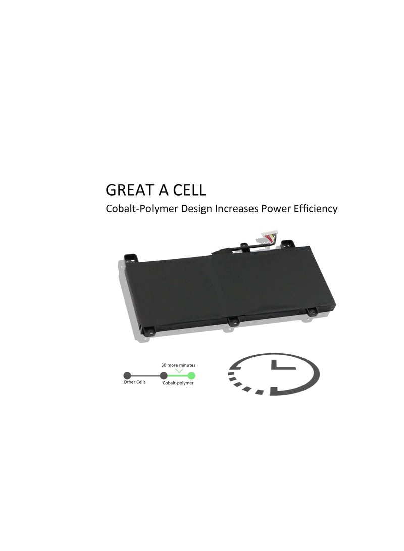 Terabyte بطارية لابتوب 15.4V 66Wh 4335mAh 4-Cell C41N1731-1 متوافقة مع Asus ROG Strix G15 G512 G512LV G512LU G512LW G512LWS SCAR 15 G532LV G532LW G532LWS - Image 4