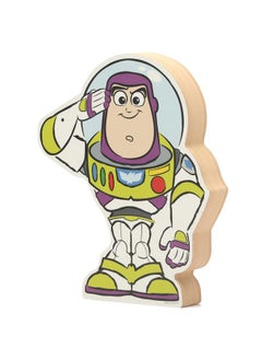Open Road Brands Disney Pixar Toy Story 2 Buzz Lightyear Shelf Sitter Decor - Chunky Wood Block Cutout for Home Decorating  - Image 2