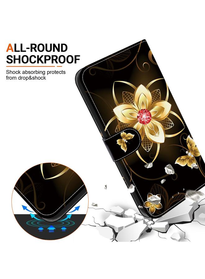 S-TOP Case For Motorola Moto G55 Crystal Texture Colored Drawing Leather Phone Case - Image 5