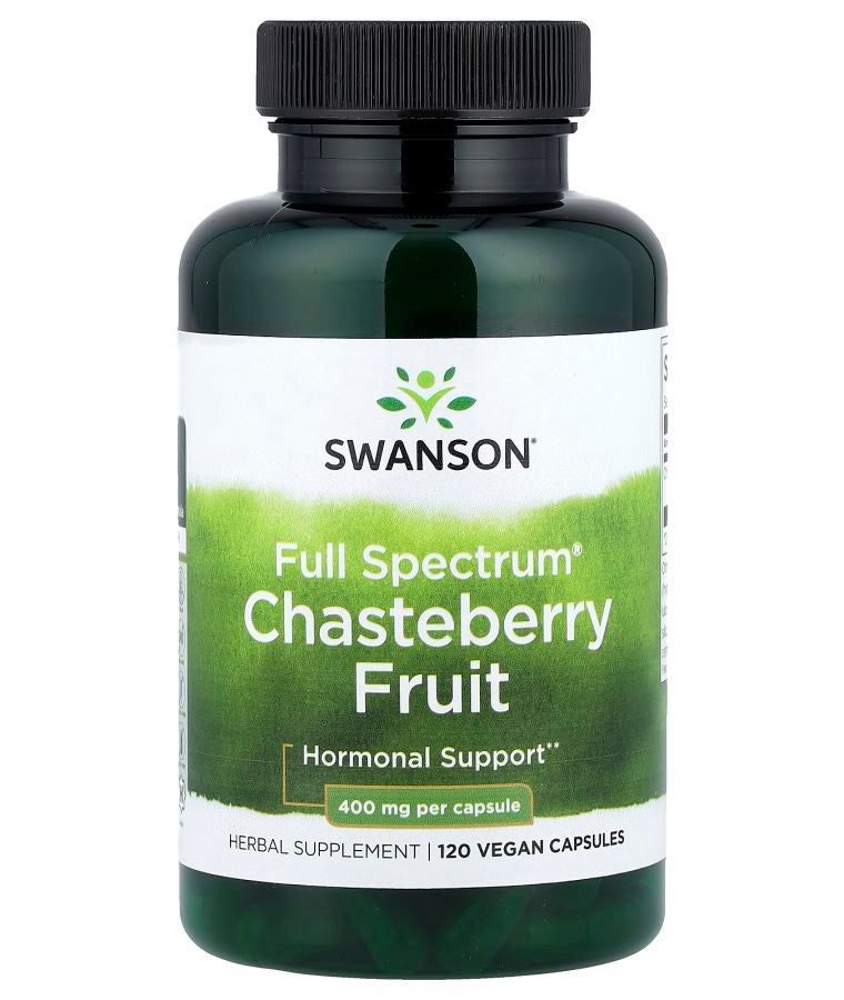 SWANSON Full Spectrum® Chasteberry Fruit 400 mg 120 Vegan Capsules